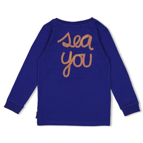 Sturdy w25 Longsleeve - Waves and Whales Kobalt 71600637 W25S3