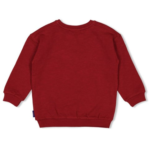 Sturdy w25 Sweater - Waves and Whales Bordeaux 71600647 W25S3