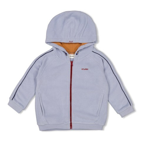 Sturdy w25 W25S3 Vest fleece met capuchon - Waves and Whales Blauw 71800051