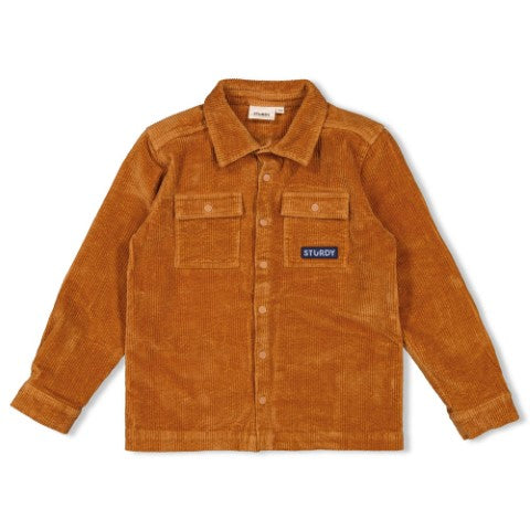Sturdy w25 Overhemd corduroy - Waves and Whales Hazelnoot 72300053 W25S3