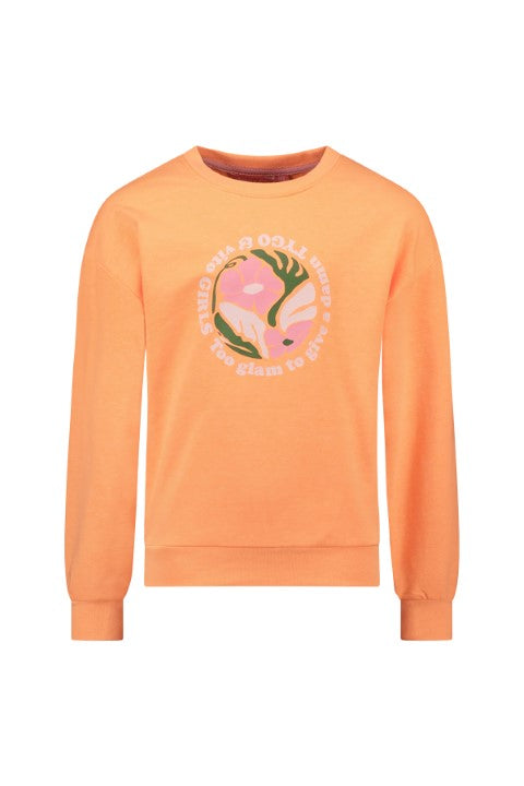 Tygo & vito S24 Girls Kids Sweater Noë Neon Coral X402-5301 211