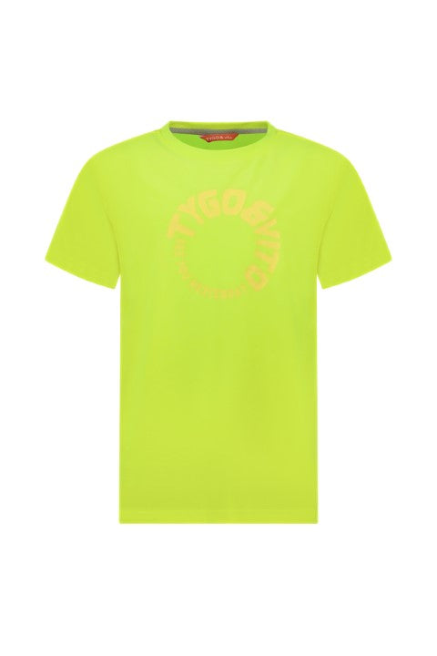 Tygo & vito S24 Boys Kids T-shirt James Safety Yellow X402-6426 540