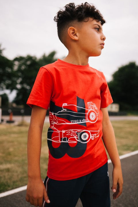 Tygo & vito S24 Boys Kids T-shirt Toby Red X402-6427 215