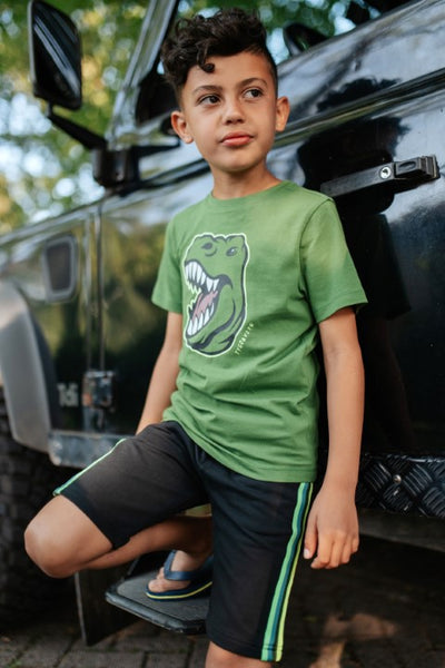 Tygo & vito S24 Boys Kids T-shirt Jaimy Tropical Green X403-6423 345