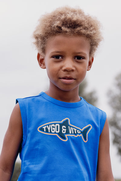 TYGO&vito S25 Singlet Daan Sky Blue X503-6420 135