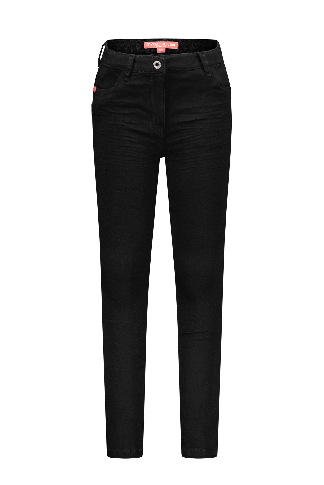 Tygo & Vito NOOS Girls stretch super skinny black denim XNOOS-5601 808