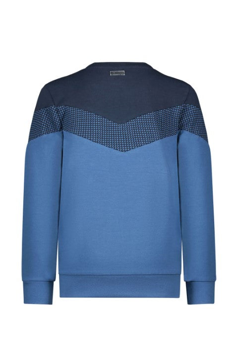Bnosy w23 Olle B.Nosy boys sweater blue True blue Y308-6331 194