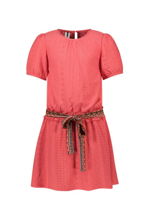 Bnosy S24 Girls Kids Bloem B.Nosy girls dress coral Y402-5833 230