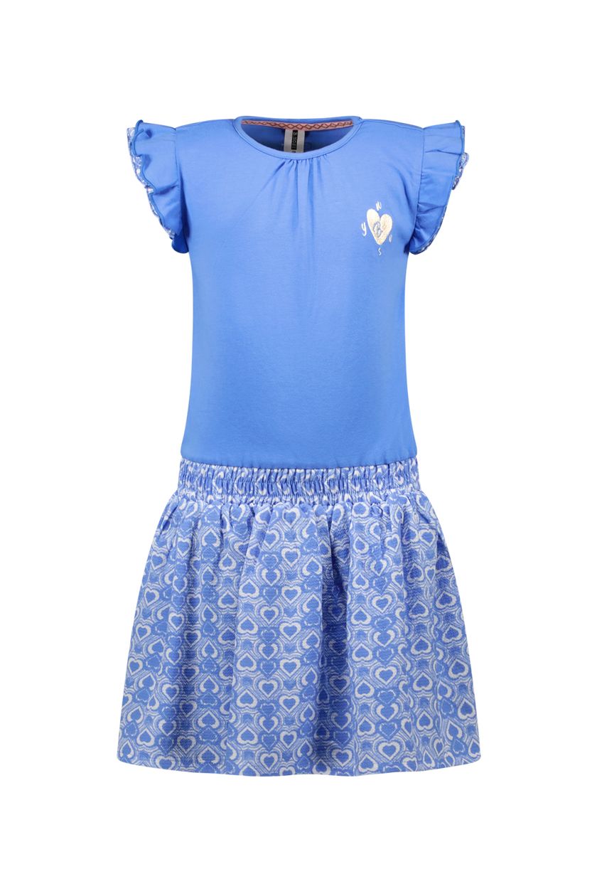 Bnosy S24 Girls Kids Pelin B.Nosy girls dress with skirt blue Y402-5851 185