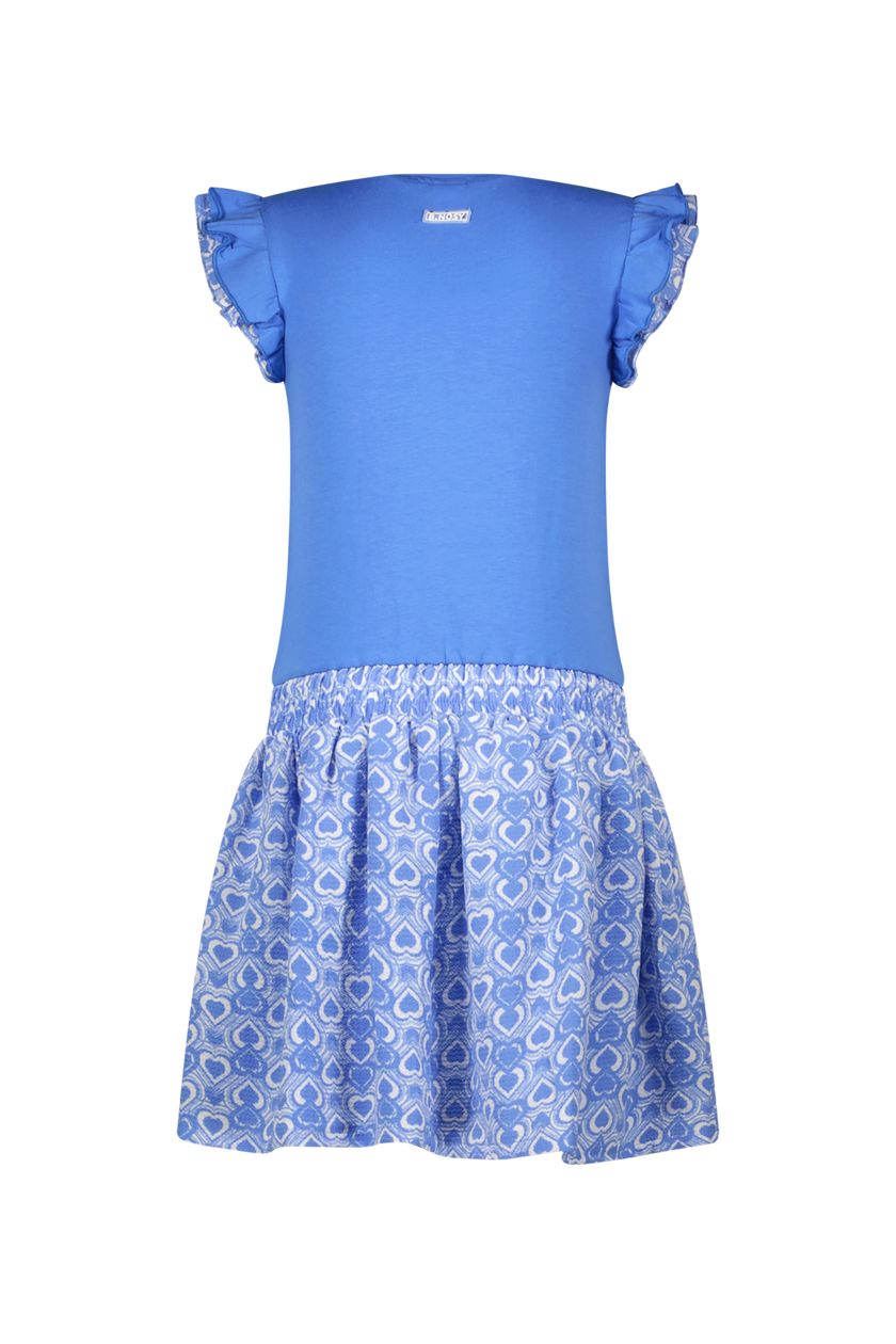 Bnosy S24 Girls Kids Pelin B.Nosy girls dress with skirt blue Y402-5851 185