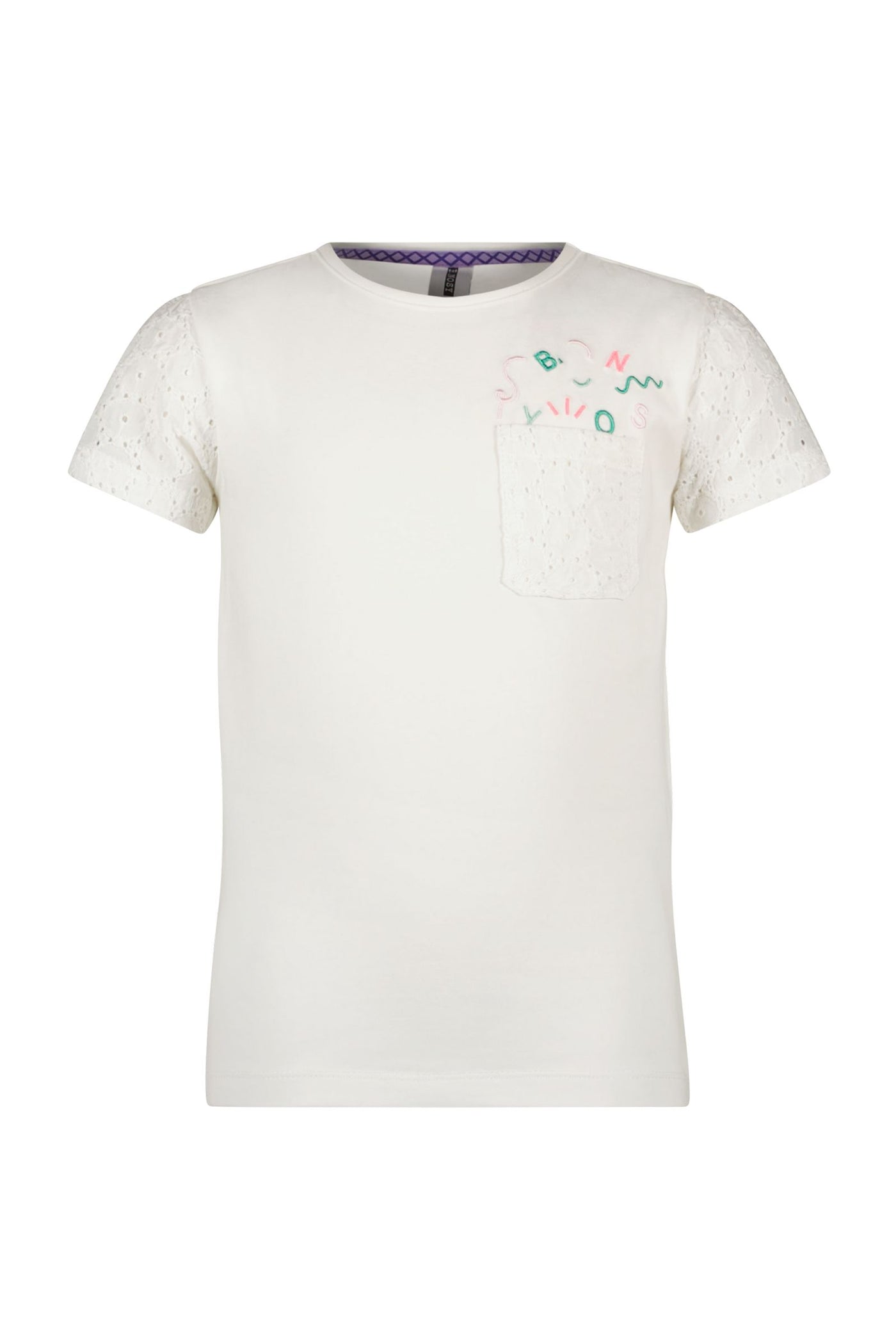 Bnosy S24 Girls Kids Emma B.Nosy girls t-shirt off-white Y403-5483 012