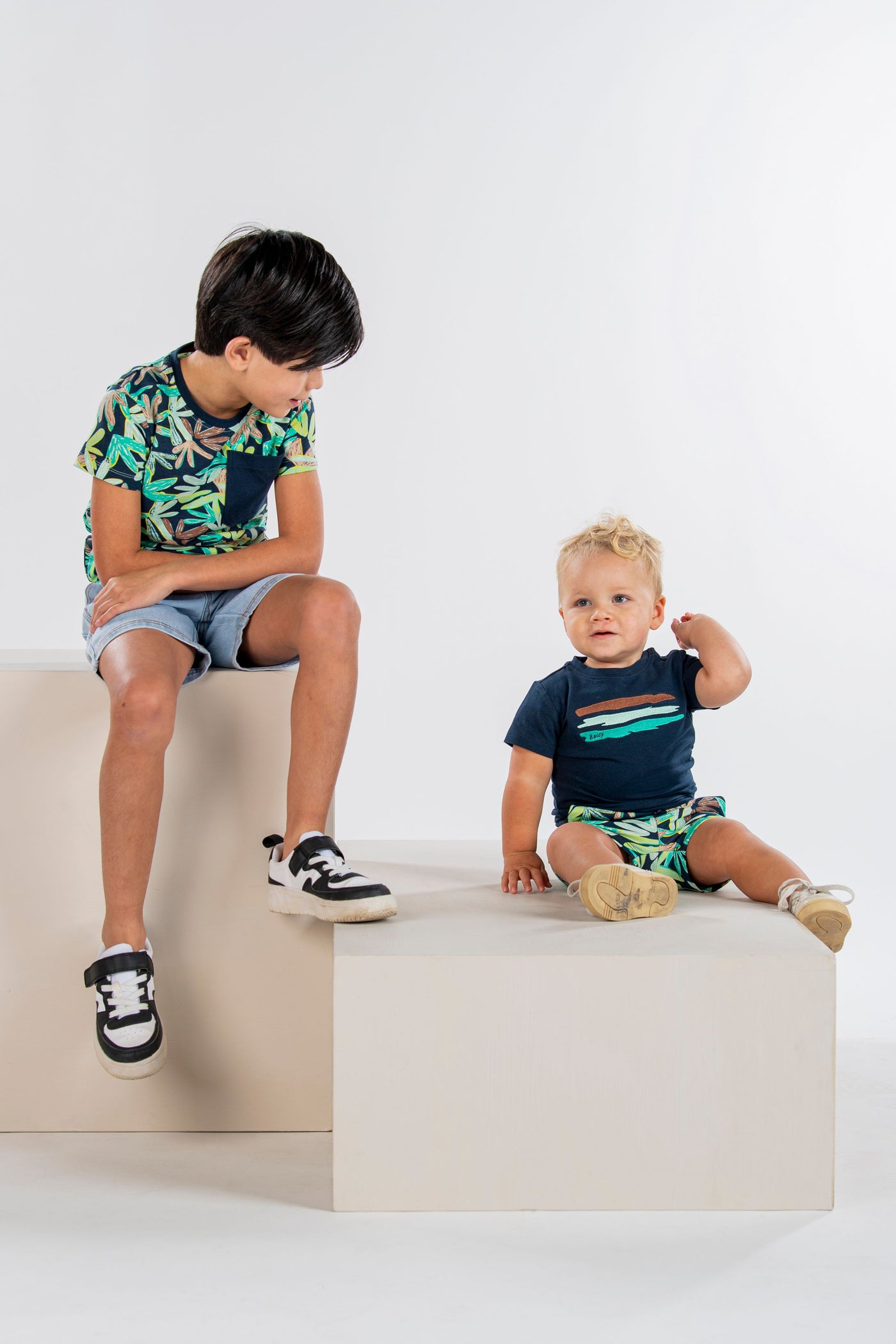 Bnosy S24 Boys Kids Morris B.Nosy boys t-shirt navy Y403-6437 151