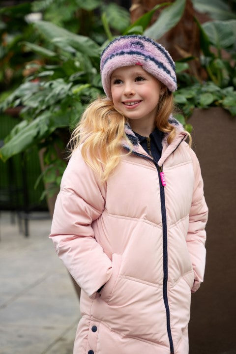 B.Nosy Winterjackets & Acc. w24 Jade B.Nosy girls jacket Coral blush Y408-5211 213