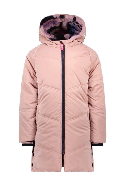 B.Nosy Winterjackets & Acc. w24 Jade B.Nosy girls jacket Coral blush Y408-5211 213