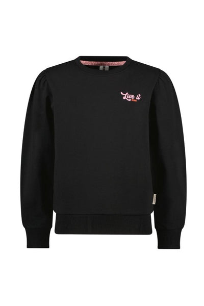 B.Nosy w24 Saly B.Nosy girls sweater Black Y408-5323 099