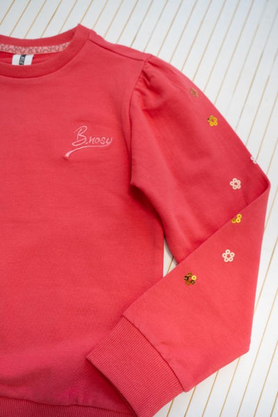 B.Nosy w24 Scottie B.Nosy girls sweater Soft red Y408-5324 267