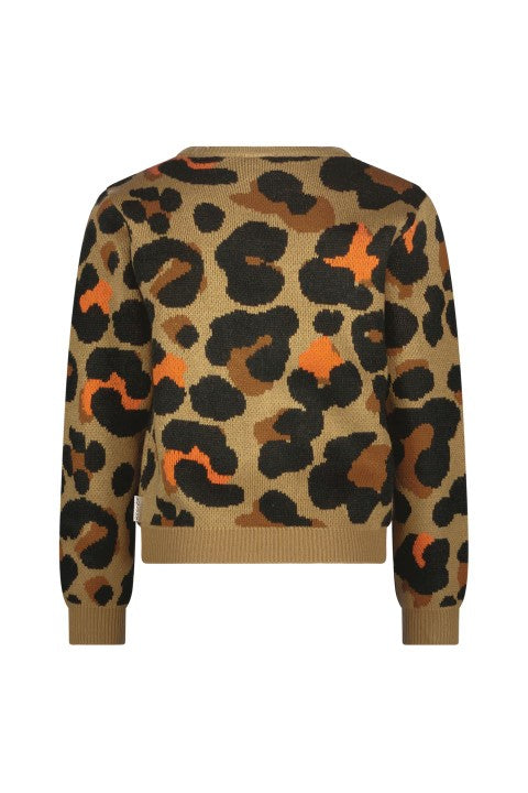 B.Nosy w24 Kris B.Nosy girls knitted sweater Leopard pop Y408-5330 531