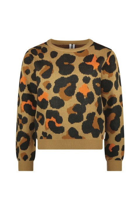 B.Nosy w24 Kris B.Nosy girls knitted sweater Leopard pop Y408-5330 531