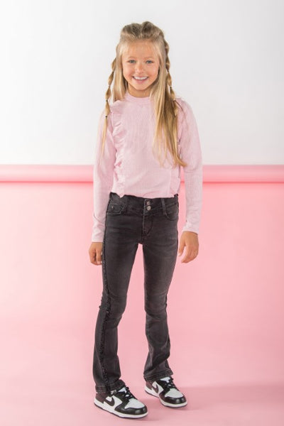 B.Nosy w24 Tirza B.Nosy girls top with glitters Pink frosting Y408-5426 208