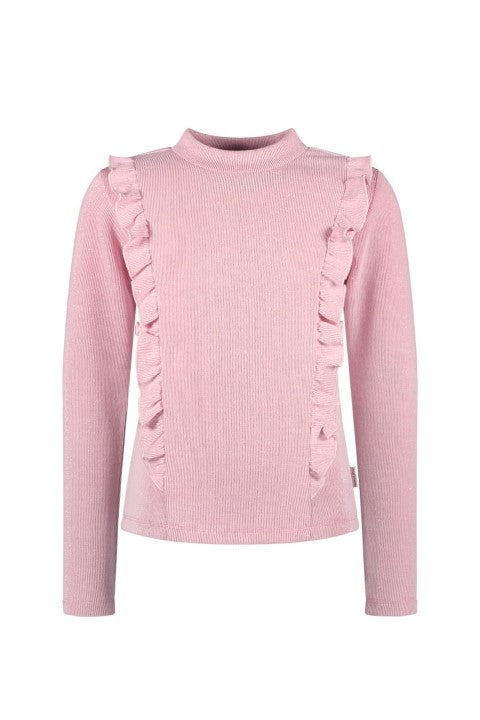 B.Nosy w24 Tirza B.Nosy girls top with glitters Pink frosting Y408-5426 208