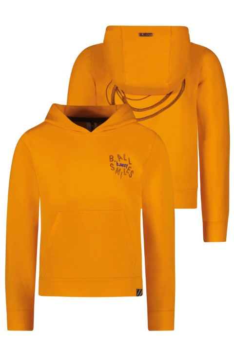 B.Nosy w24 Sam B.Nosy boys hooded sweater Calm Orange Y408-6320 544