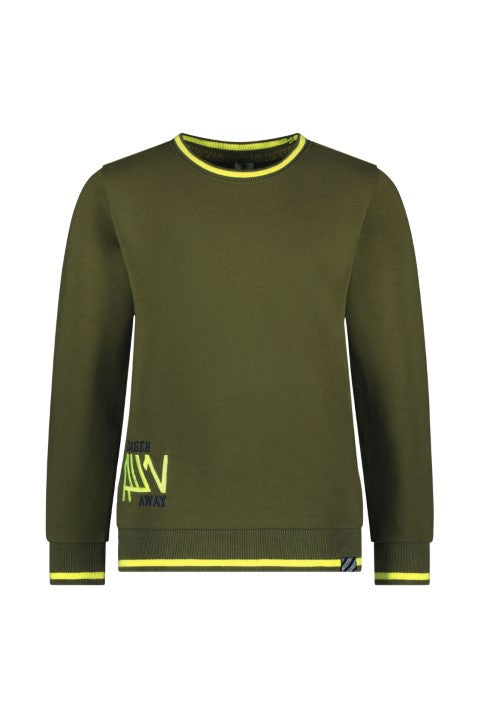 B.Nosy w24 Samuël B.Nosy boys sweater Hunter green Y408-6324 381