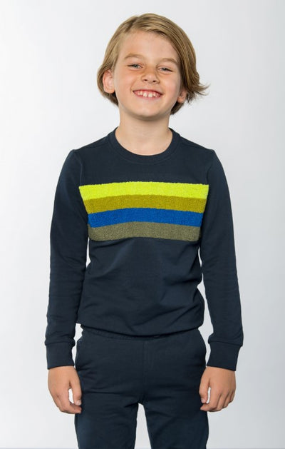 B.Nosy w24 Sven B.Nosy boys sweater navy Y408-6329 151