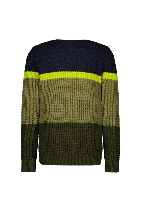 B.Nosy w24 Kay B.Nosy boys knitted sweater Hunter green Y408-6330 381