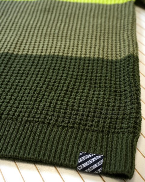 B.Nosy w24 Kay B.Nosy boys knitted sweater Hunter green Y408-6330 381