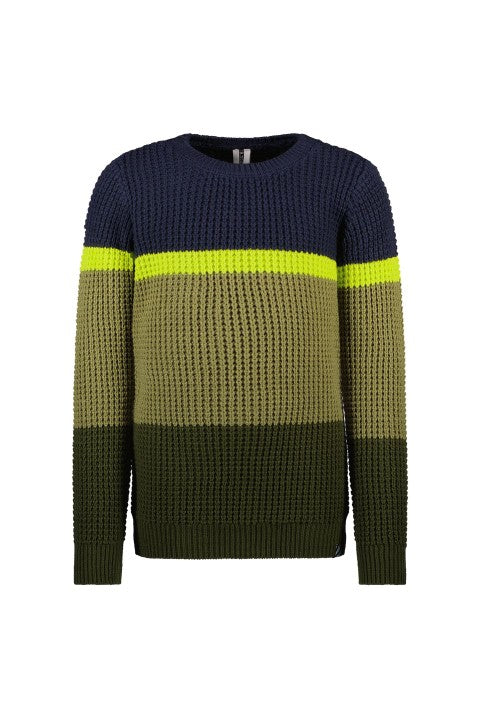 B.Nosy w24 Kay B.Nosy boys knitted sweater Hunter green Y408-6330 381