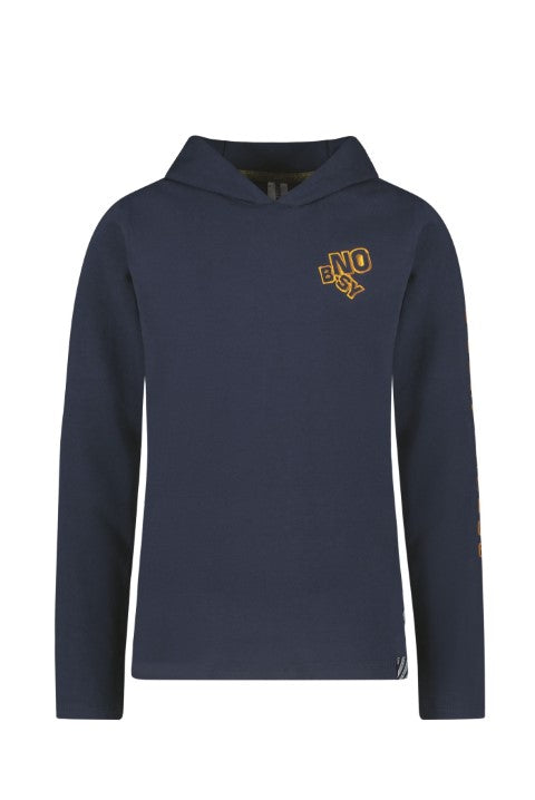 B.Nosy w24 Ted B.Nosy boys hooded t-shirt navy Y408-6422 151