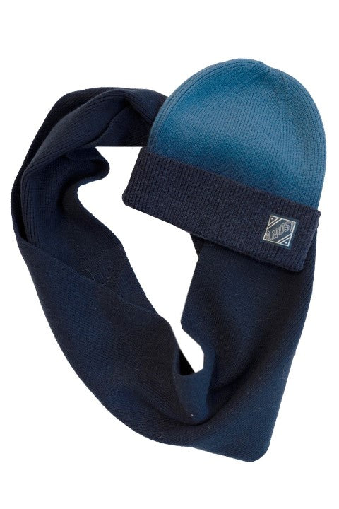 B.Nosy Winterjackets & Acc. w24 Aeden B.Nosy scarf and hat navy Y408-6910 151