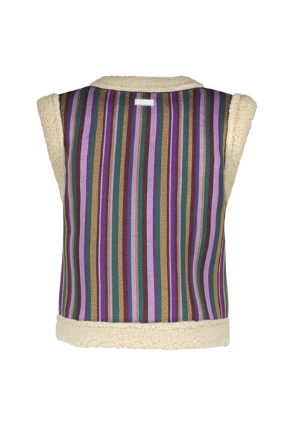 B.Nosy w24 Gwen B.Nosy girls waistcoat stripe Jolly stripes Y409-5024 919