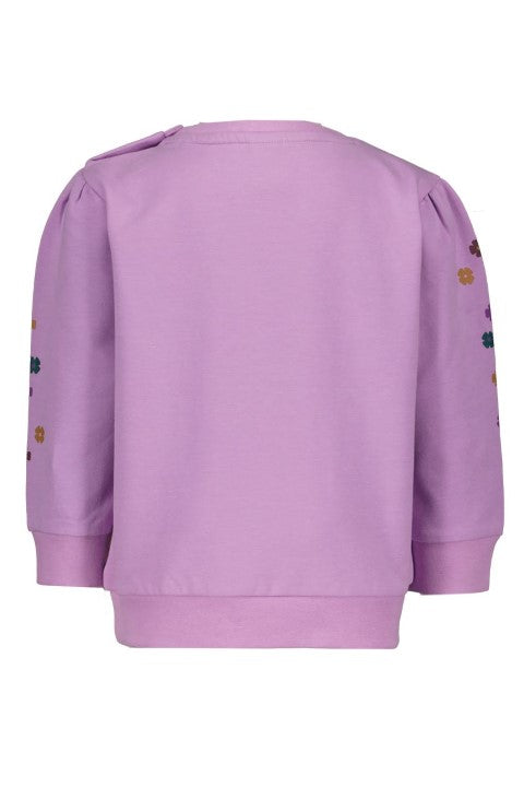 B.Nosy w24 Sofia B.Nosy mini girls sweater Bright violet Y409-7324 612