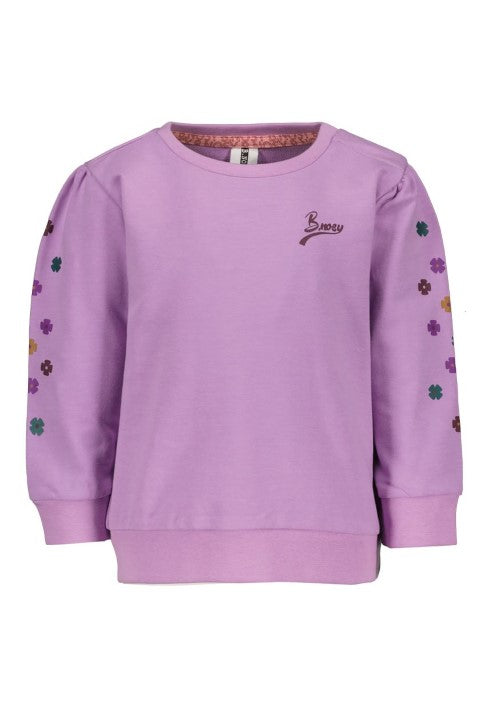 B.Nosy w24 Sofia B.Nosy mini girls sweater Bright violet Y409-7324 612