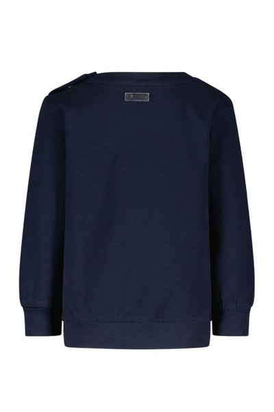 B.Nosy w24 Skyler B.Nosy mini boys sweater navy Y409-8324 151