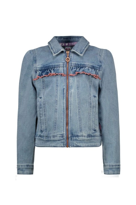 B.Nosy K3 w24 K3 B.Nosy girls denim jacket Light denim Y410-5202 187