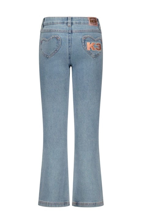 B.Nosy K3 w24 K3 Peggie B.Nosy girls flared Light denim Y410-5634 187