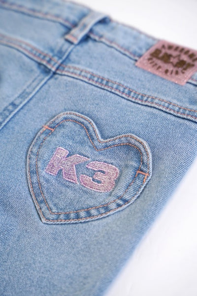 B.Nosy K3 w24 K3 Peggie B.Nosy girls flared Light denim Y410-5634 187