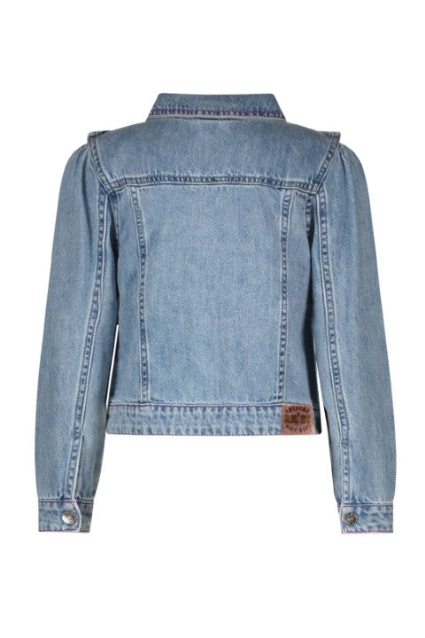 B.Nosy Pre-Spring S25 Jane B.Nosy girls denim jacket Light denim Y501-5201 187