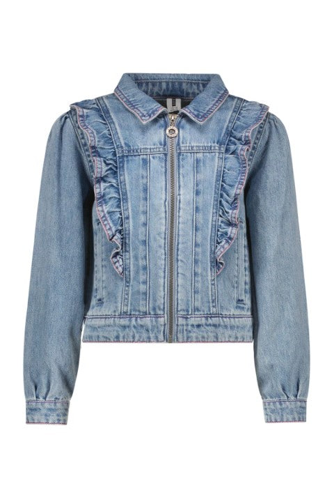 B.Nosy Pre-Spring S25 Jane B.Nosy girls denim jacket Light denim Y501-5201 187