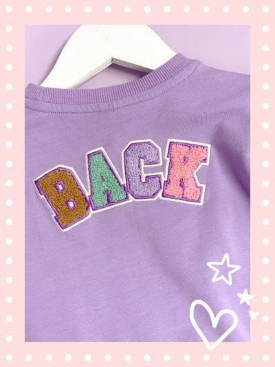 B.Nosy Pre-Spring S25 Saly B.Nosy girls sweater Light Purple Y501-5323 620