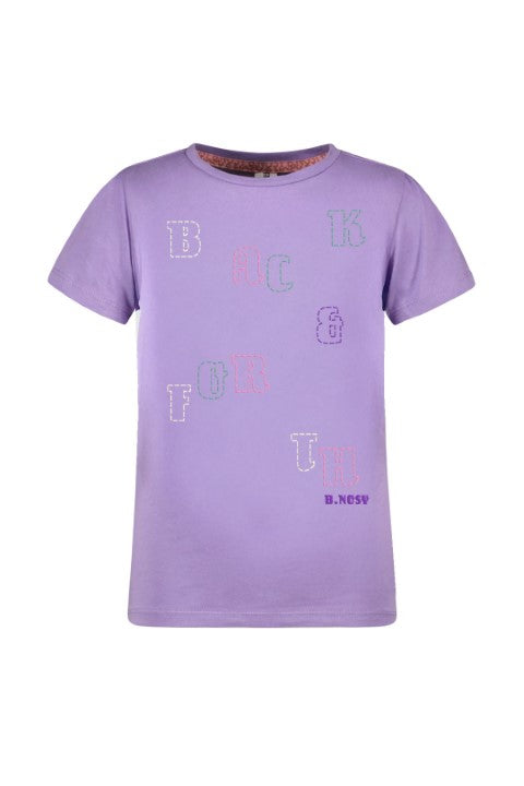 B.Nosy Pre-Spring S25 Tammy B.Nosy girls t-shirt Light Purple Y501-5402 620