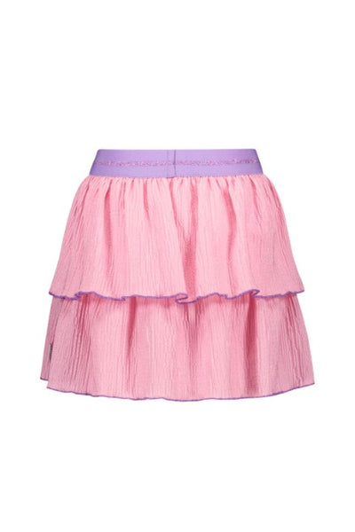 B.Nosy Pre-Spring S25 Rany B.Nosy girls two layerd skirt Sugar Pink Y501-5703 284