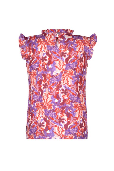 B.Nosy S25 Tamar sleeveless top with aop Cherry AO Y502-5104 906