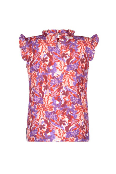 B.Nosy S25 Tamar sleeveless top with aop Cherry AO Y502-5104 906
