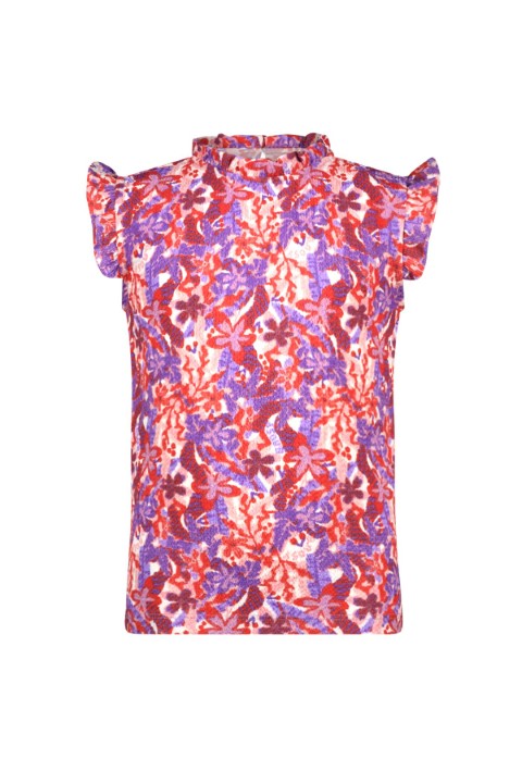 B.Nosy S25 Tamar sleeveless top with aop Cherry AO Y502-5104 906