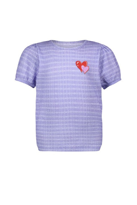 B.Nosy S25 Tischa top with elasticated waistband Light Purple Y502-5407 620