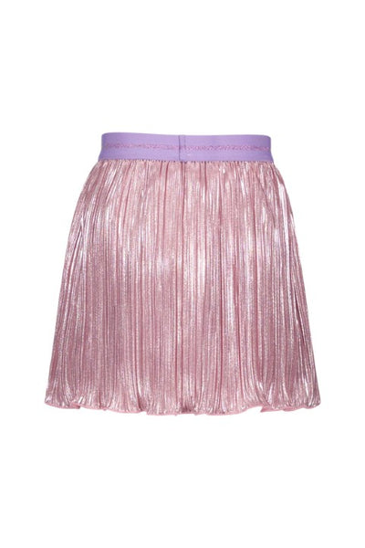 B.Nosy S25 Roza metallic plissé skirt Coral blush Y502-5705 213