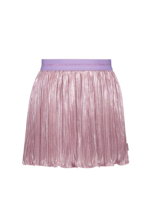 B.Nosy S25 Roza metallic plissé skirt Coral blush Y502-5705 213